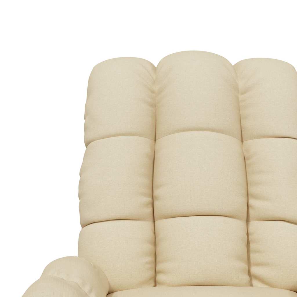 Fauteuil inclinable Crème Tissu - XIOS