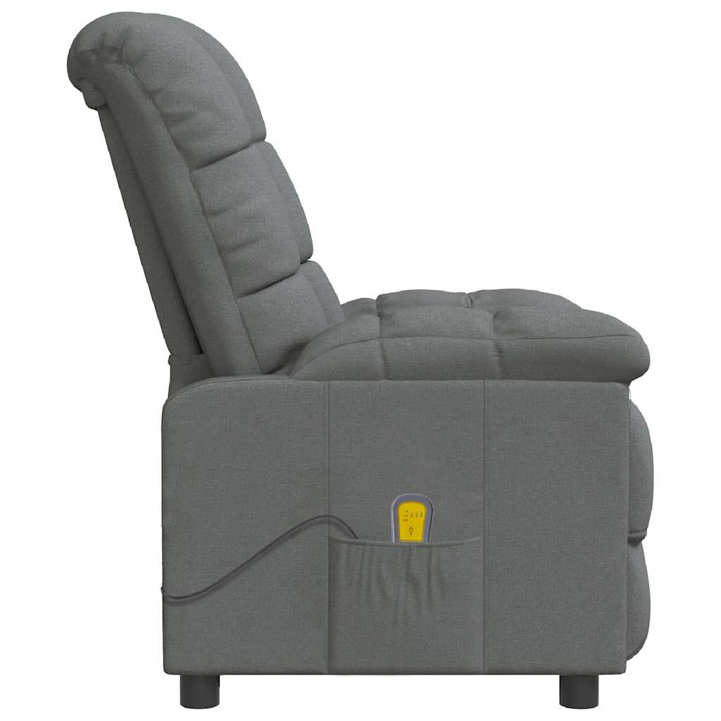 Fauteuil de massage Gris foncé Tissu - XIOS