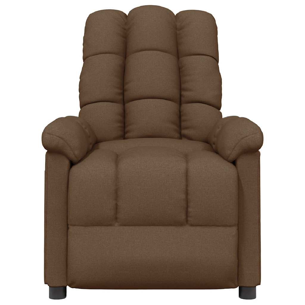 Fauteuil de massage Marron Tissu