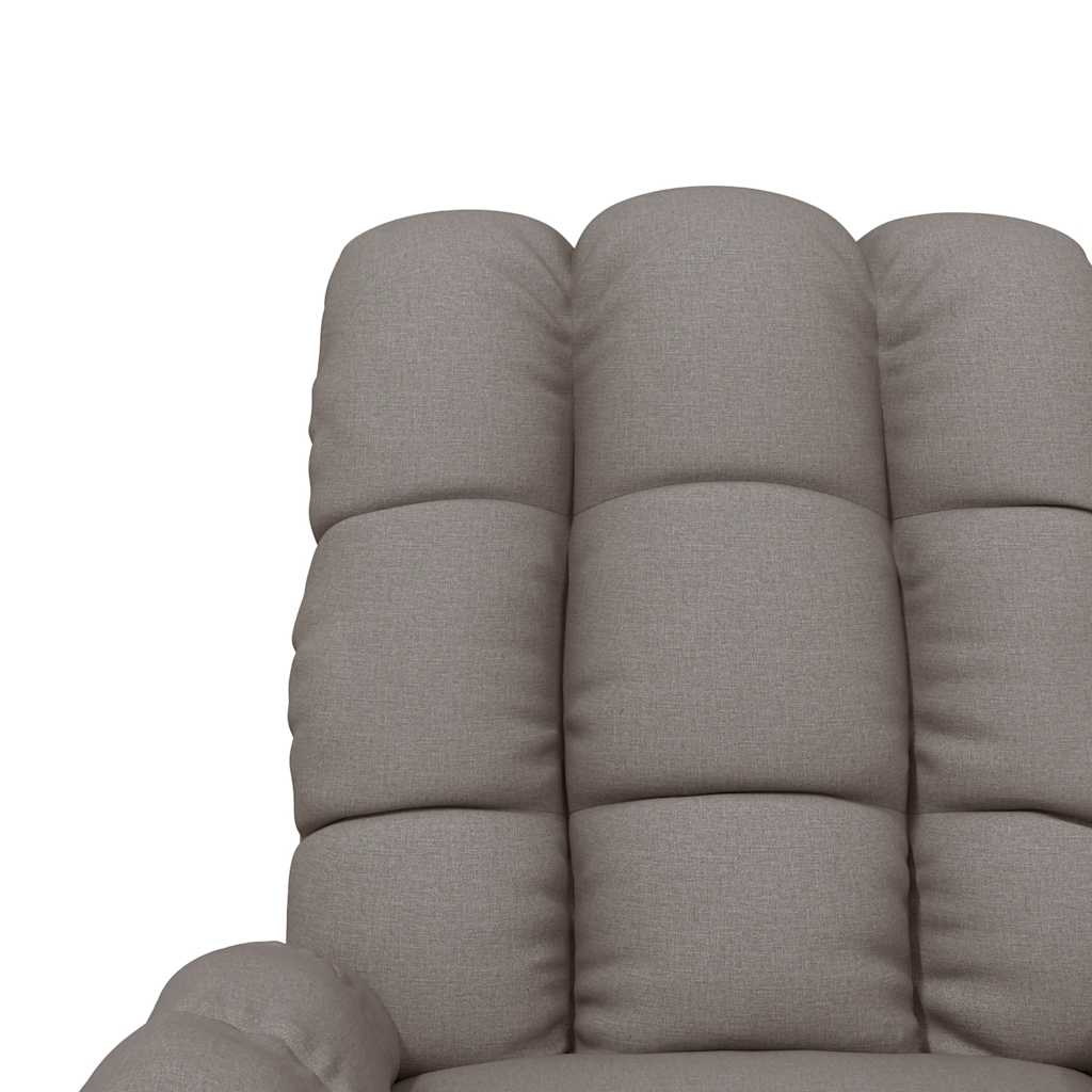 Fauteuil de massage Taupe Tissu
