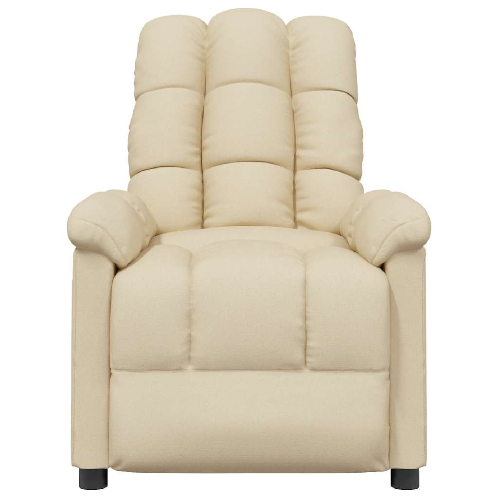 Fauteuil de massage Crème Tissu