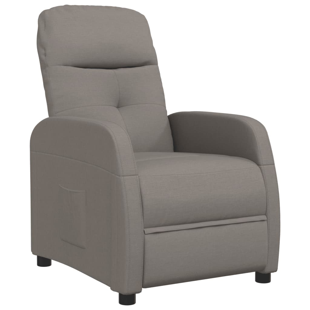 Fauteuil inclinable Taupe Tissu - XIOS
