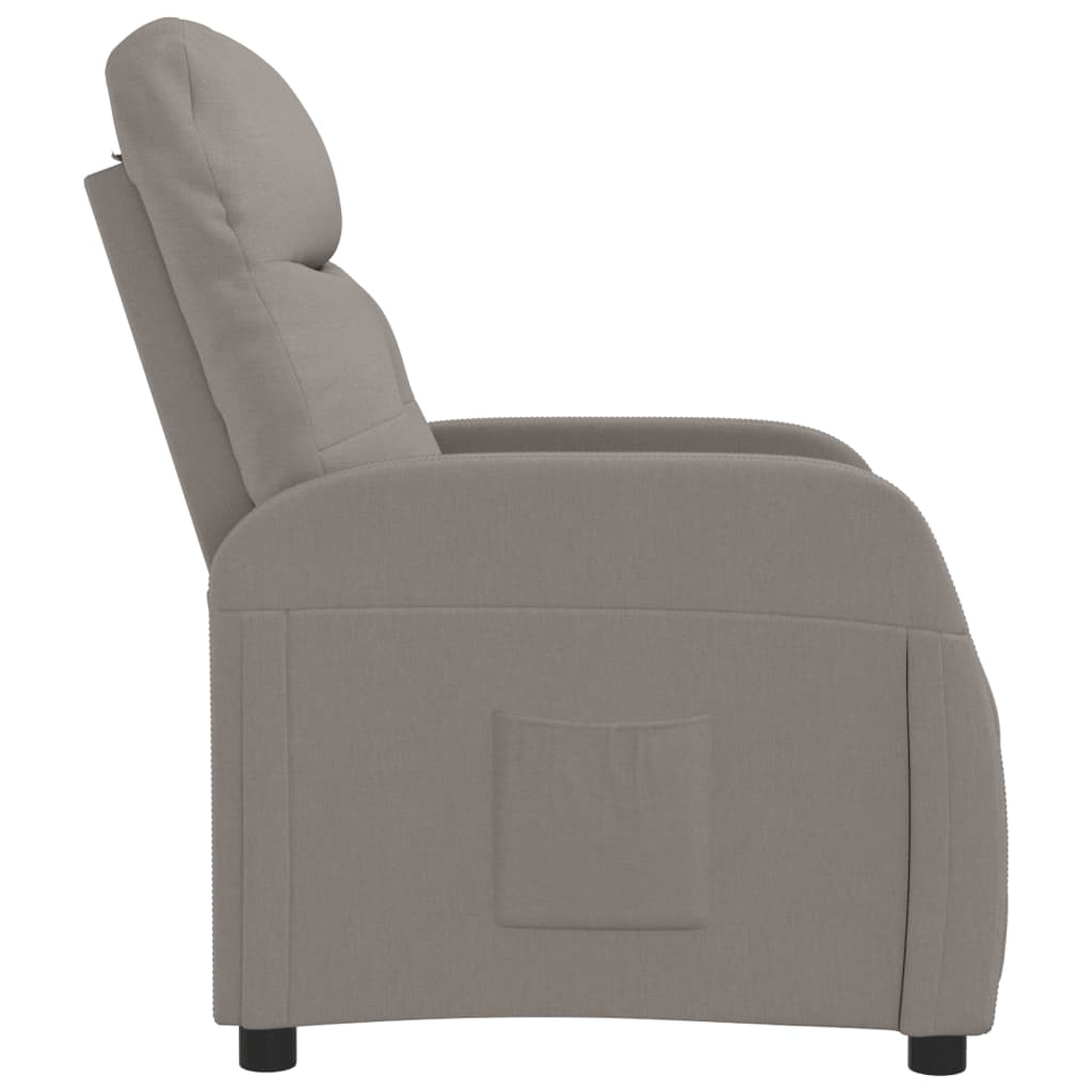 Fauteuil inclinable Taupe Tissu - XIOS