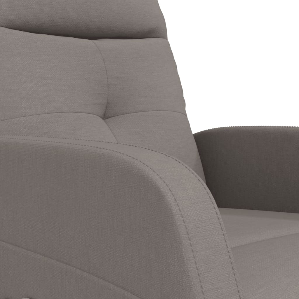 Fauteuil inclinable Taupe Tissu - XIOS