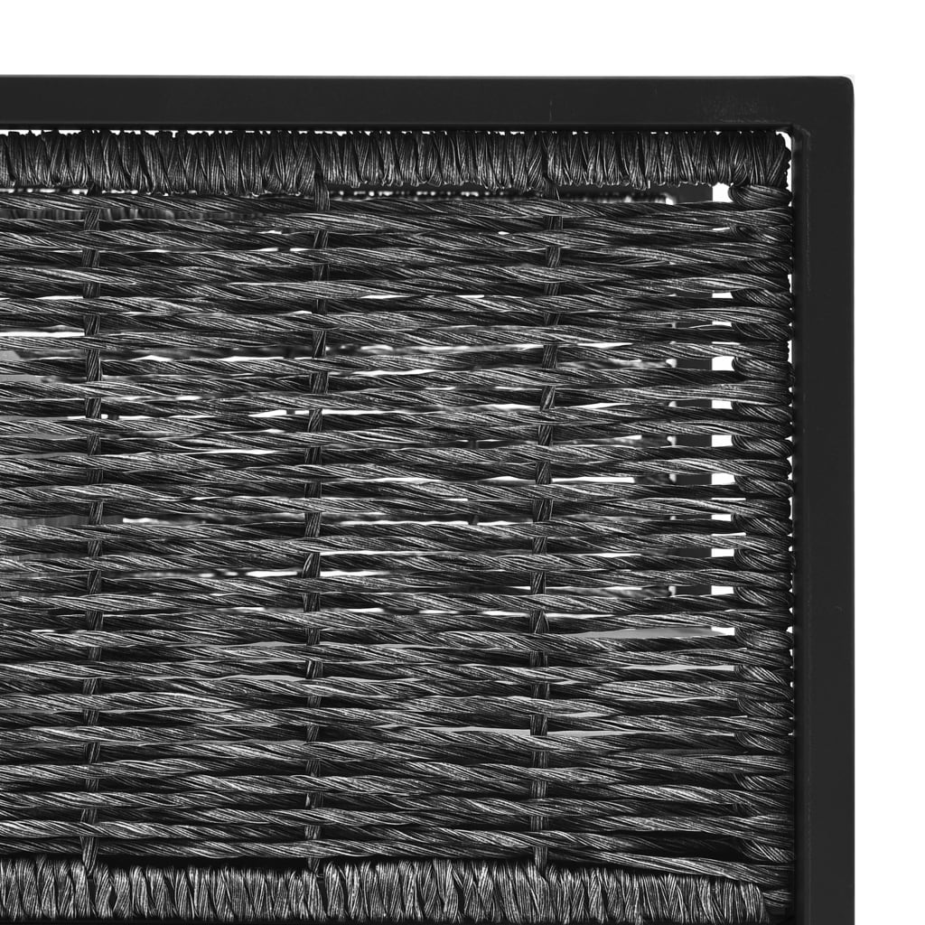 Salon de jardin 9 pcs avec coussins Résine tressée Anthracite Salons de jardin vidaXL