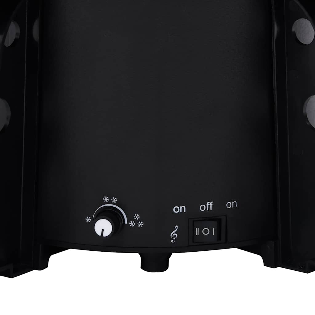 Arbre de Noël neigeux avec base de parapluie Noir 190 cm PVC - XIOS