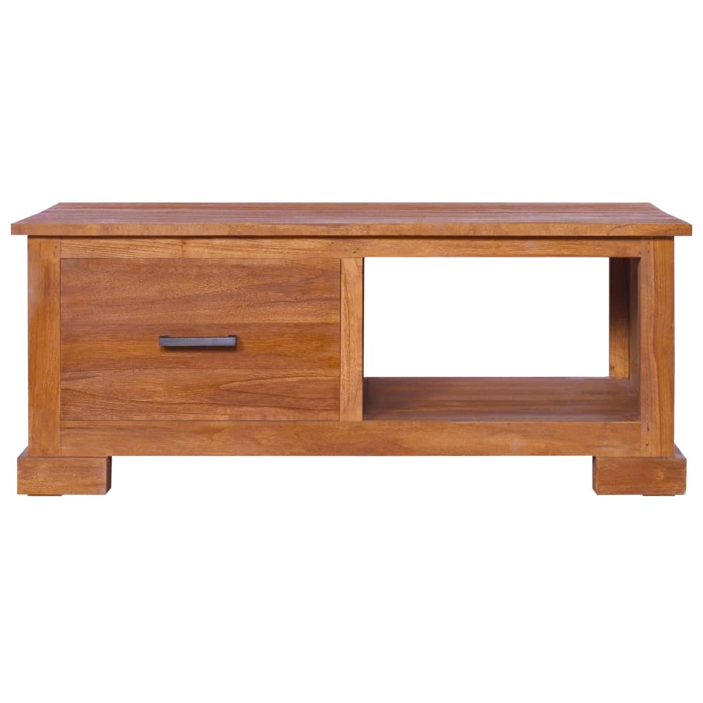 Meuble TV 90x50x37 cm Bois de teck massif - XIOS