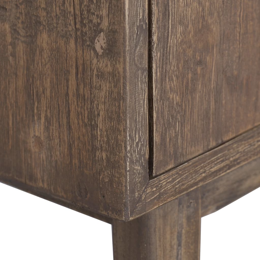 Table de chevet 40x30x53 cm Bois de teck solide - XIOS