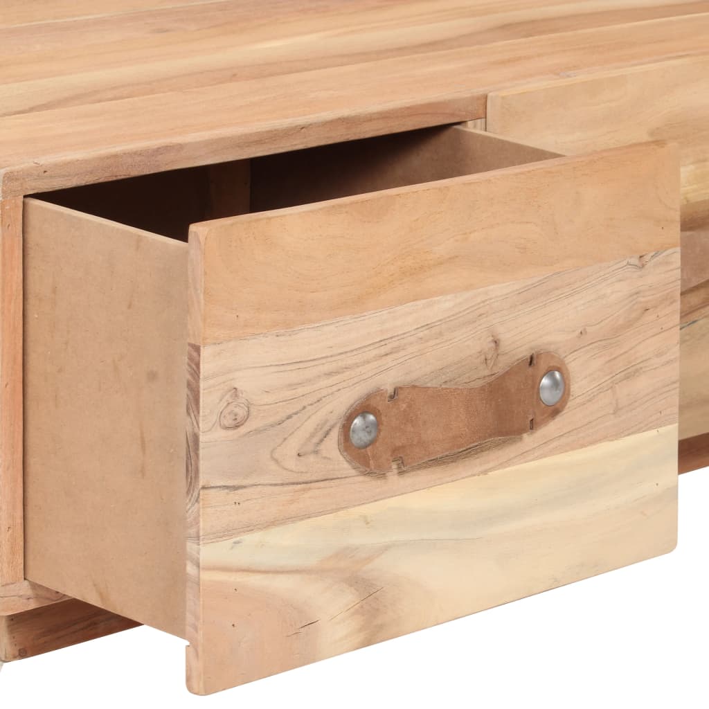 Table basse 90x50x35 cm Bois de récupération massif - XIOS