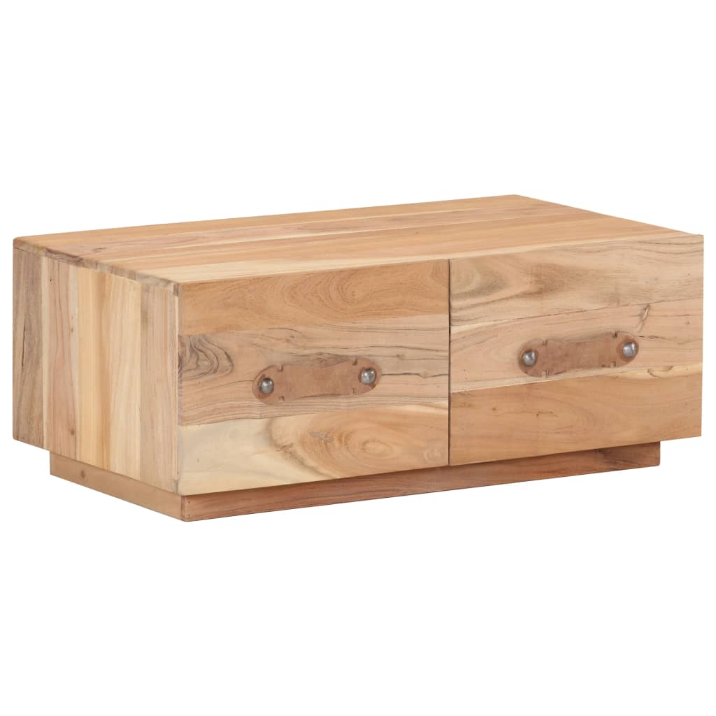 Table basse 90x50x35 cm Bois de récupération massif - XIOS