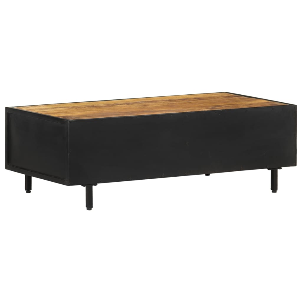 Table basse 105x50x35 cm Bois de manguier brut - XIOS