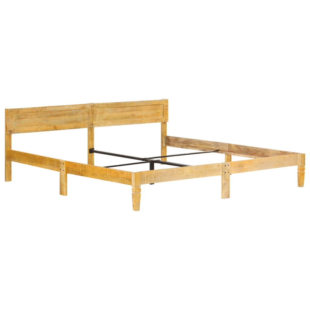Cadre de lit sans matelas bois de manguier massif 200 cm - XIOS