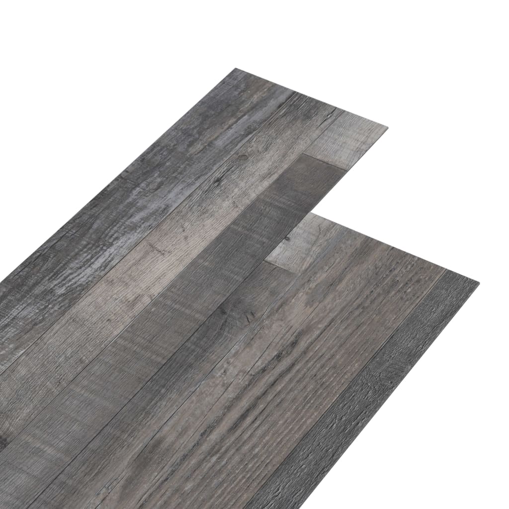 Dalles de plancher PVC 4,46 m² 3 mm autoadhésif bois industriel Tapis & revêtements de sol vidaXL