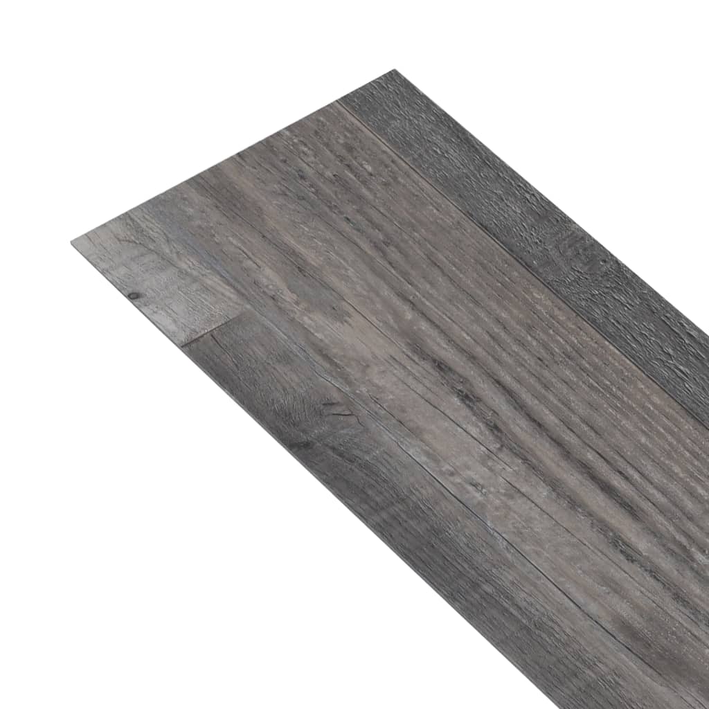 Dalles de plancher PVC 4,46 m² 3 mm autoadhésif bois industriel Tapis & revêtements de sol vidaXL