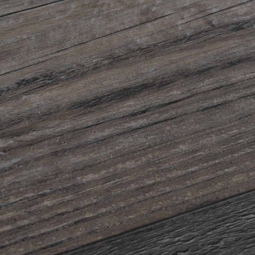 Dalles de plancher PVC 4,46 m² 3 mm autoadhésif bois industriel Tapis & revêtements de sol vidaXL