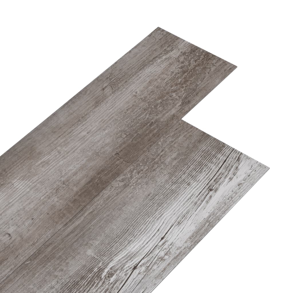 Dalles de plancher PVC 5,02 m² 2 mm autoadhésif marron bois mat Tapis & revêtements de sol vidaXL