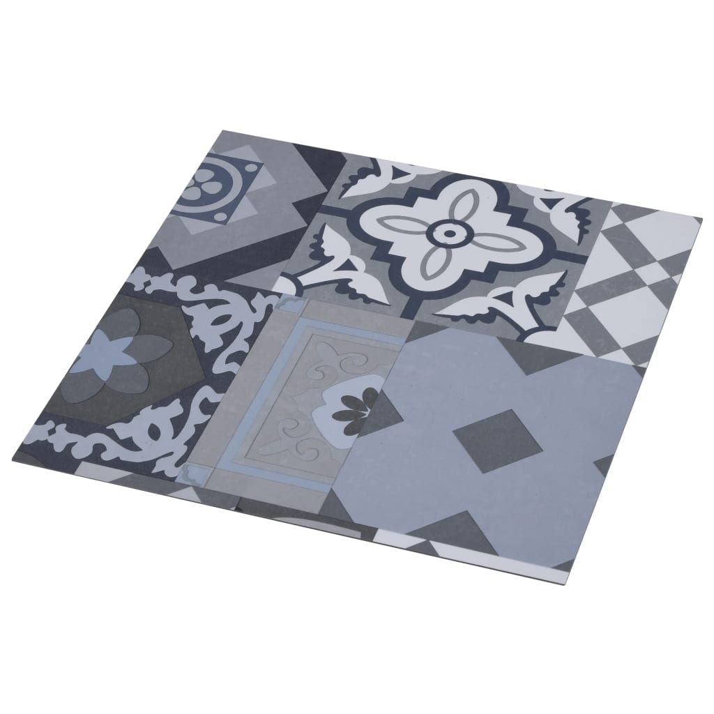 Dalle de plancher autoadhésif PVC 5,11 m² motif coloré Tapis & revêtements de sol vidaXL