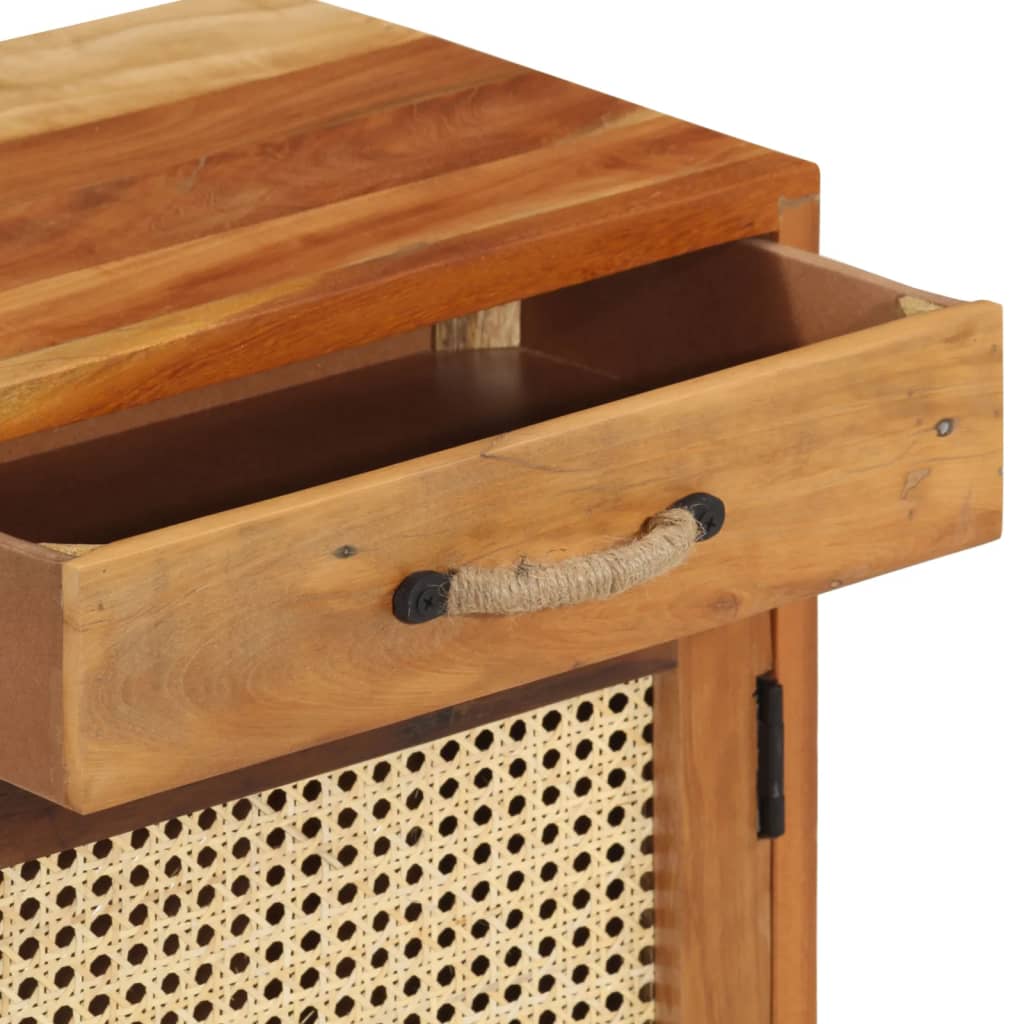 Table de chevet 40x30x50 cm Bois de récupération massif - XIOS