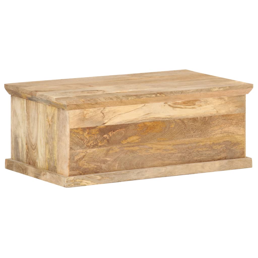 Table basse avec porte 90x50x35 cm Bois de manguier solide - XIOS
