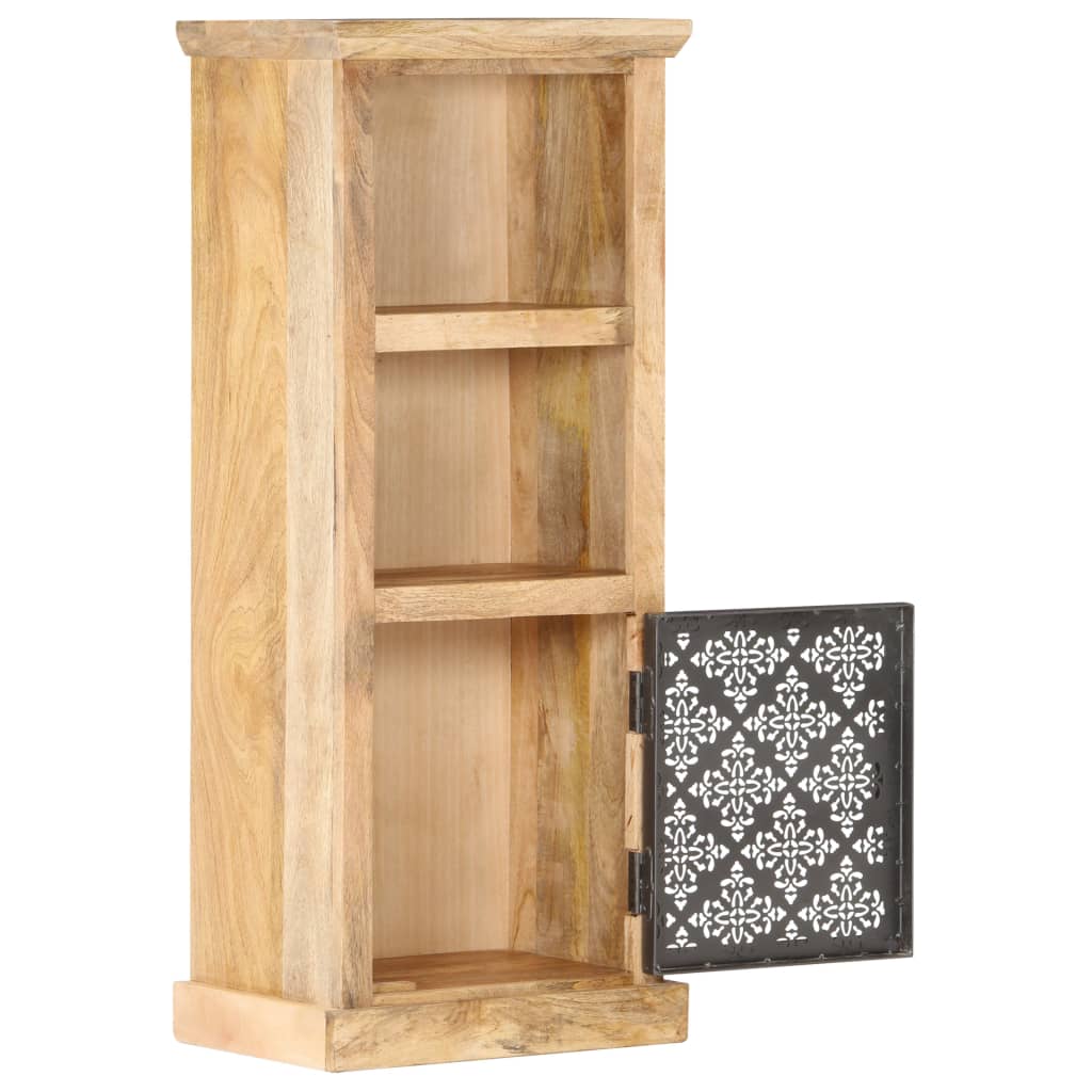 Buffet avec porte 45x32x110 cm Bois de manguier solide - XIOS