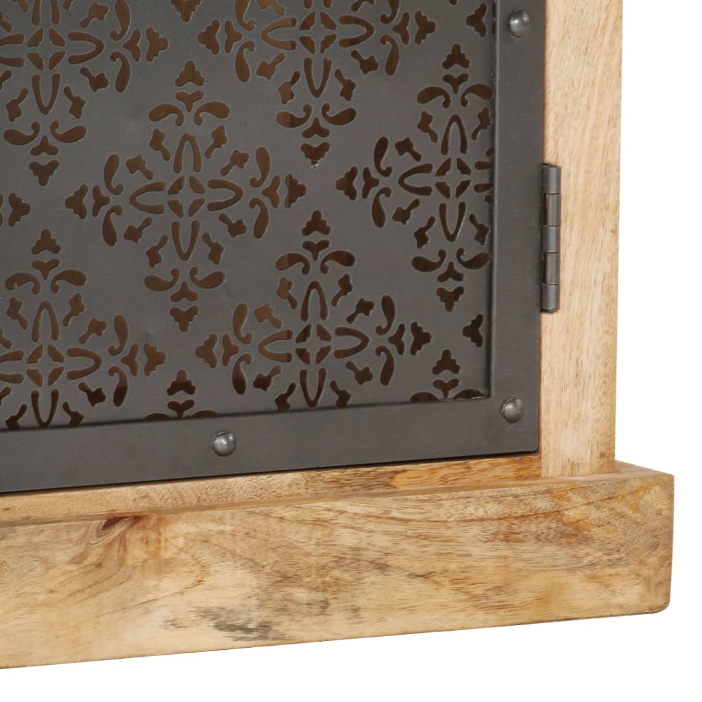 Buffet avec porte 45x32x110 cm Bois de manguier solide - XIOS