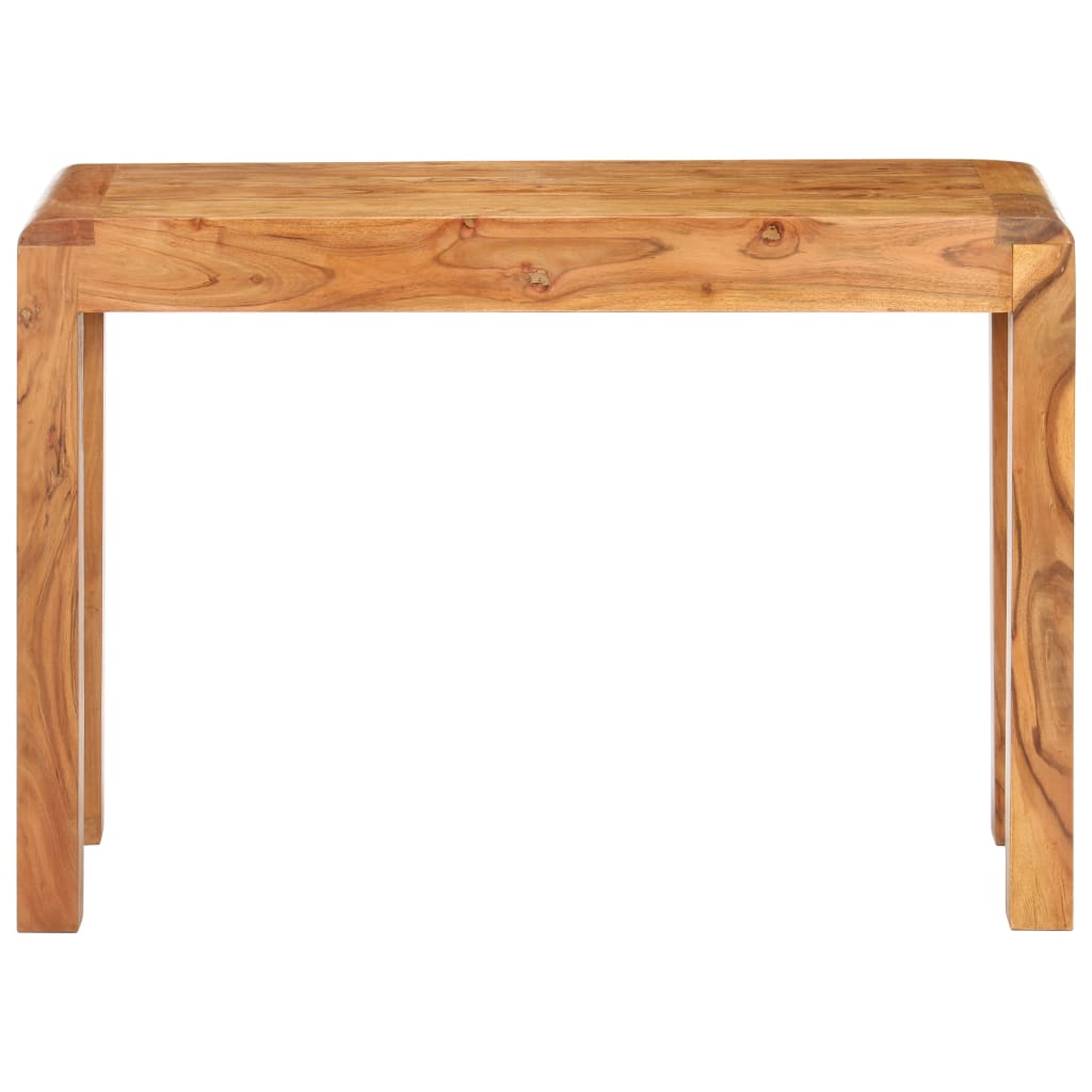 Table console 110x40x76cm Bois d'acacia massif et finition miel Tables d'appoint vidaXL