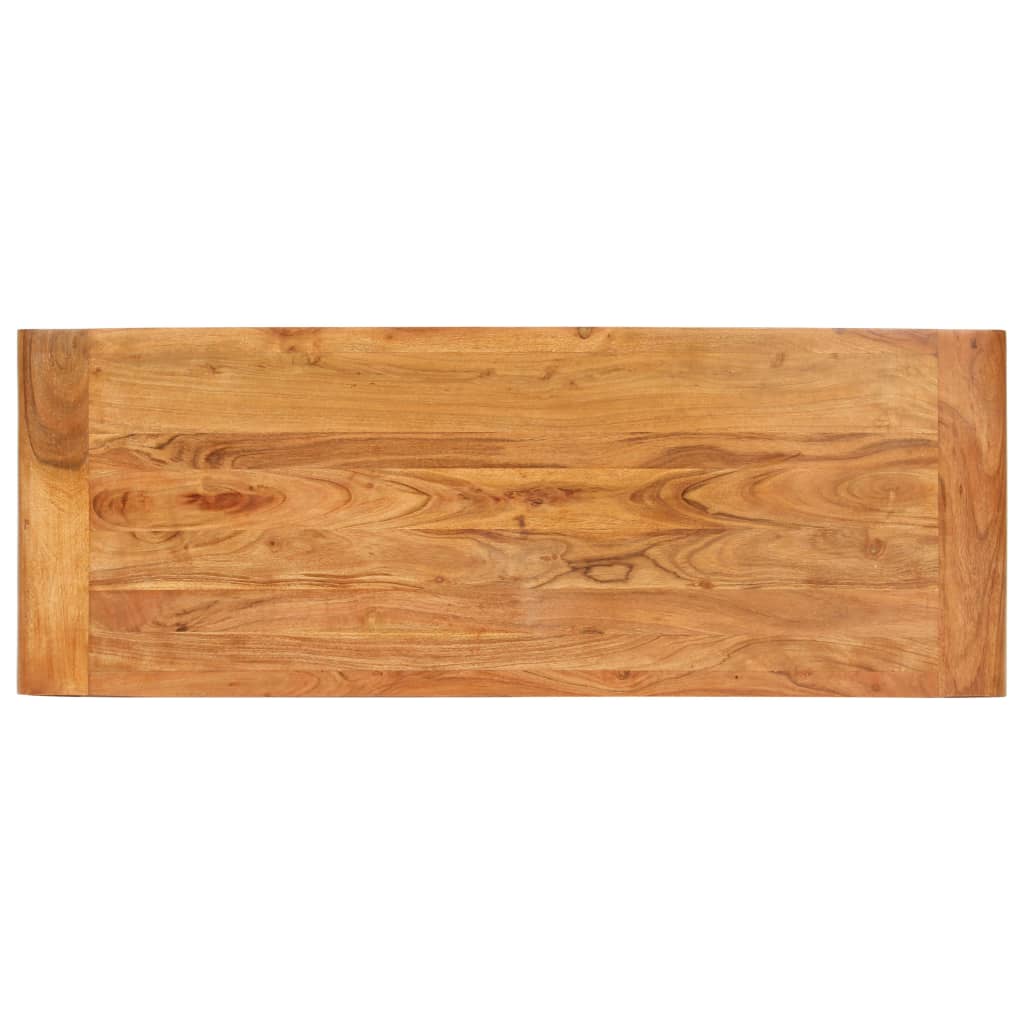 Table console 110x40x76cm Bois d'acacia massif et finition miel - XIOS