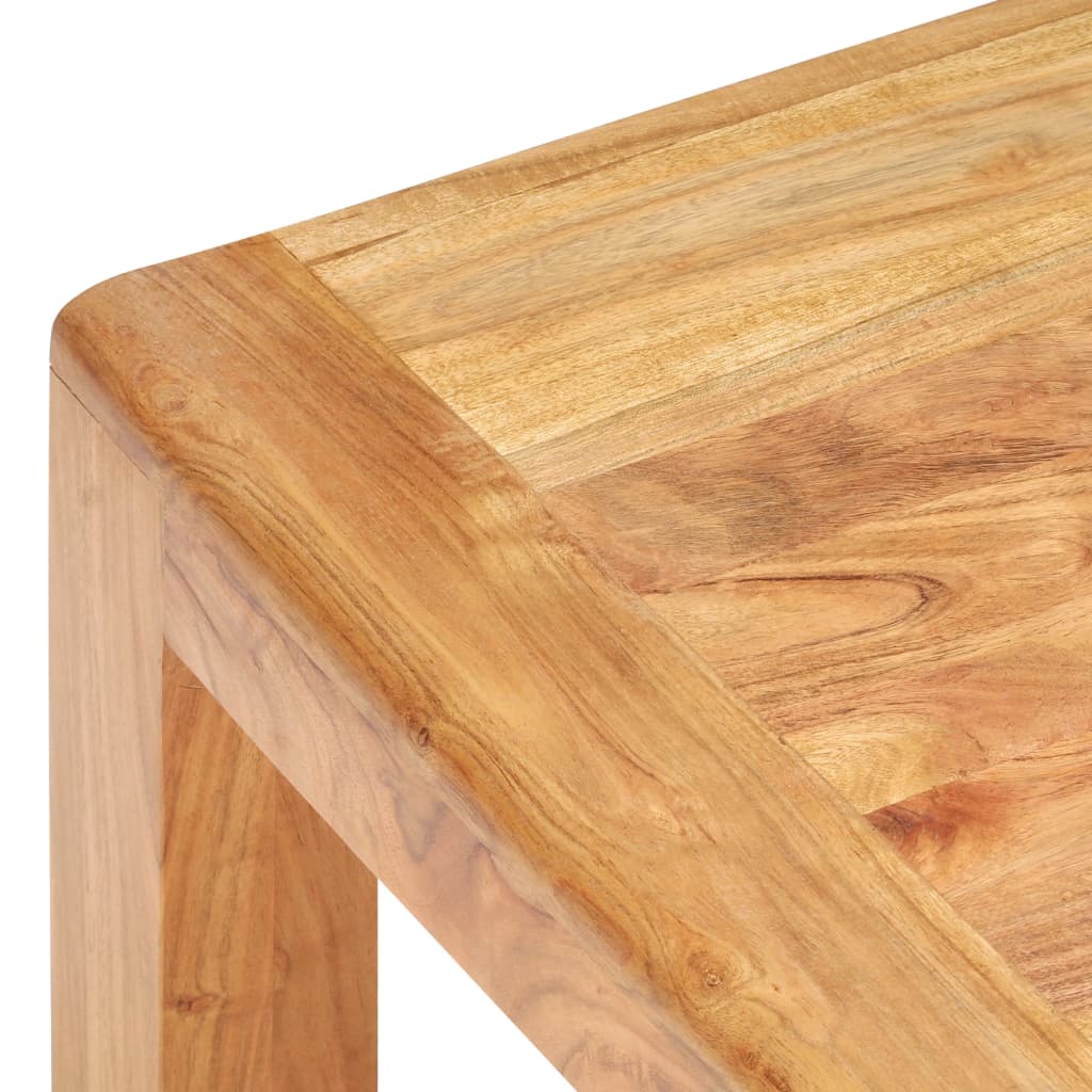 Table basse 110x60x35 cm Bois d'acacia massif et finition miel - XIOS