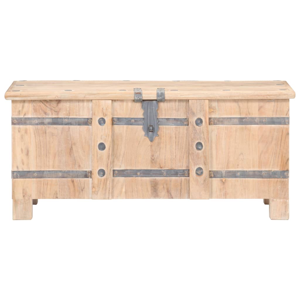 Coffre 90x40x40 cm Bois d'acacia solide - XIOS