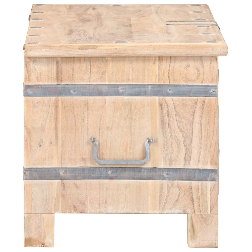 Coffre 90x40x40 cm Bois d'acacia solide - XIOS