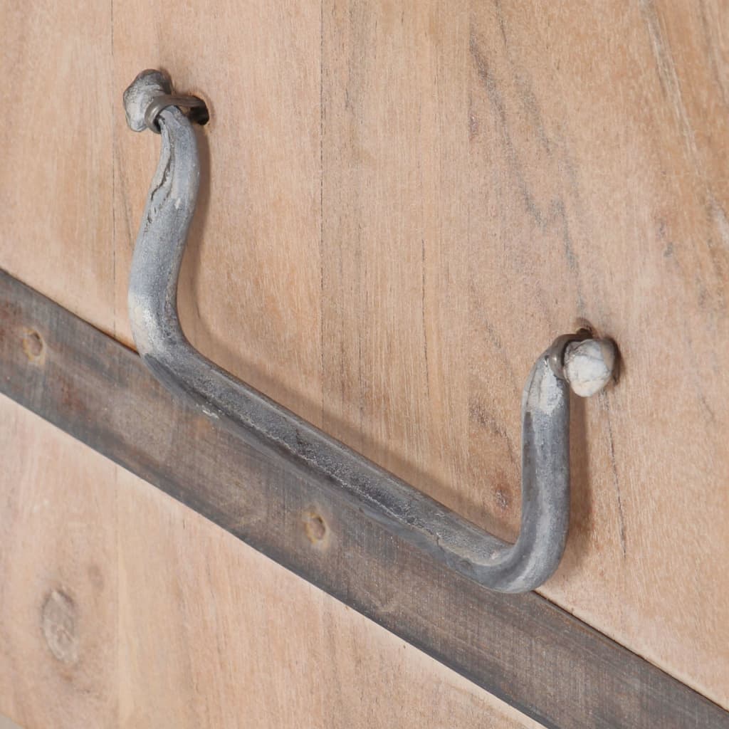 Coffre 90x40x40 cm Bois d'acacia solide - XIOS