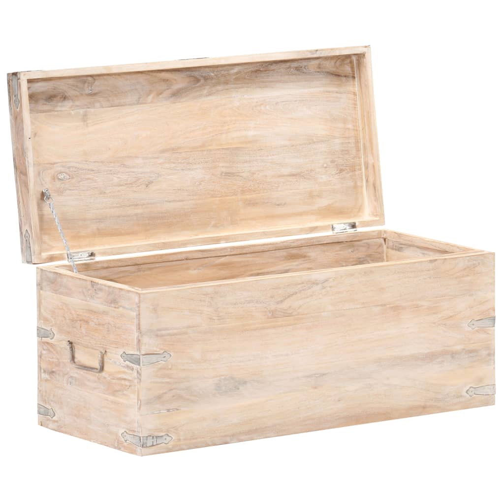 Coffre 90x40x40 cm Bois d'acacia solide Coffres de rangement vidaXL
