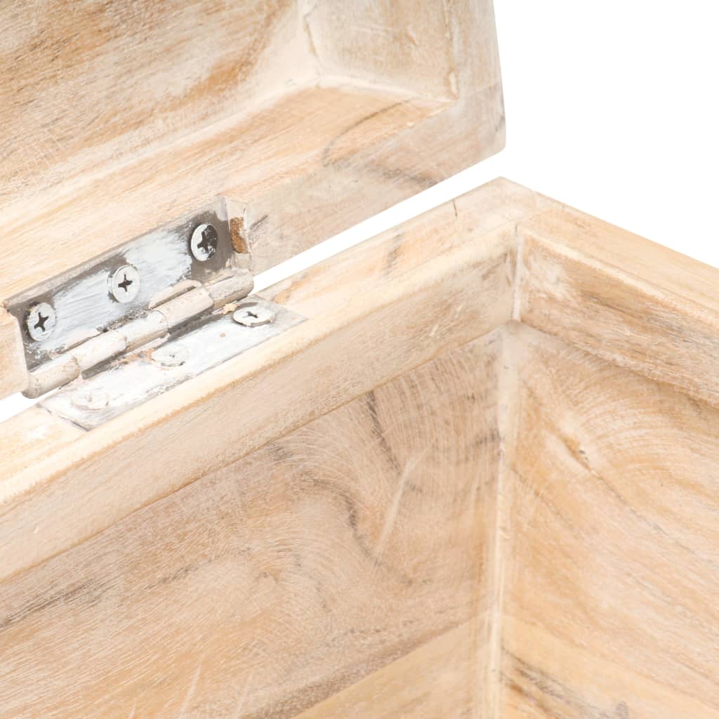 Coffre 90x40x40 cm Bois d'acacia solide Coffres de rangement vidaXL
