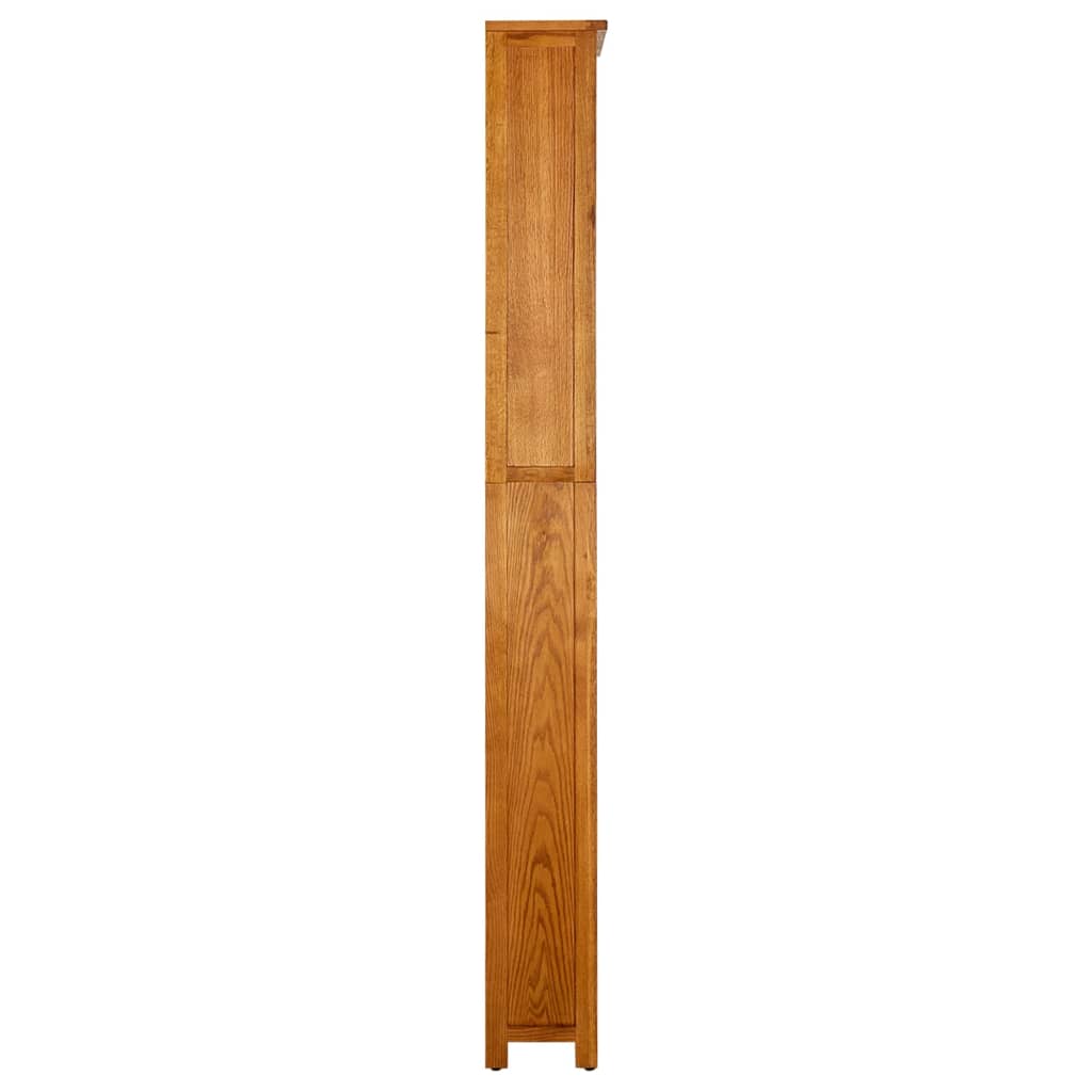 Bibliothèque à 7 niveaux 90x22,5x200 cm Bois de chêne massif - XIOS