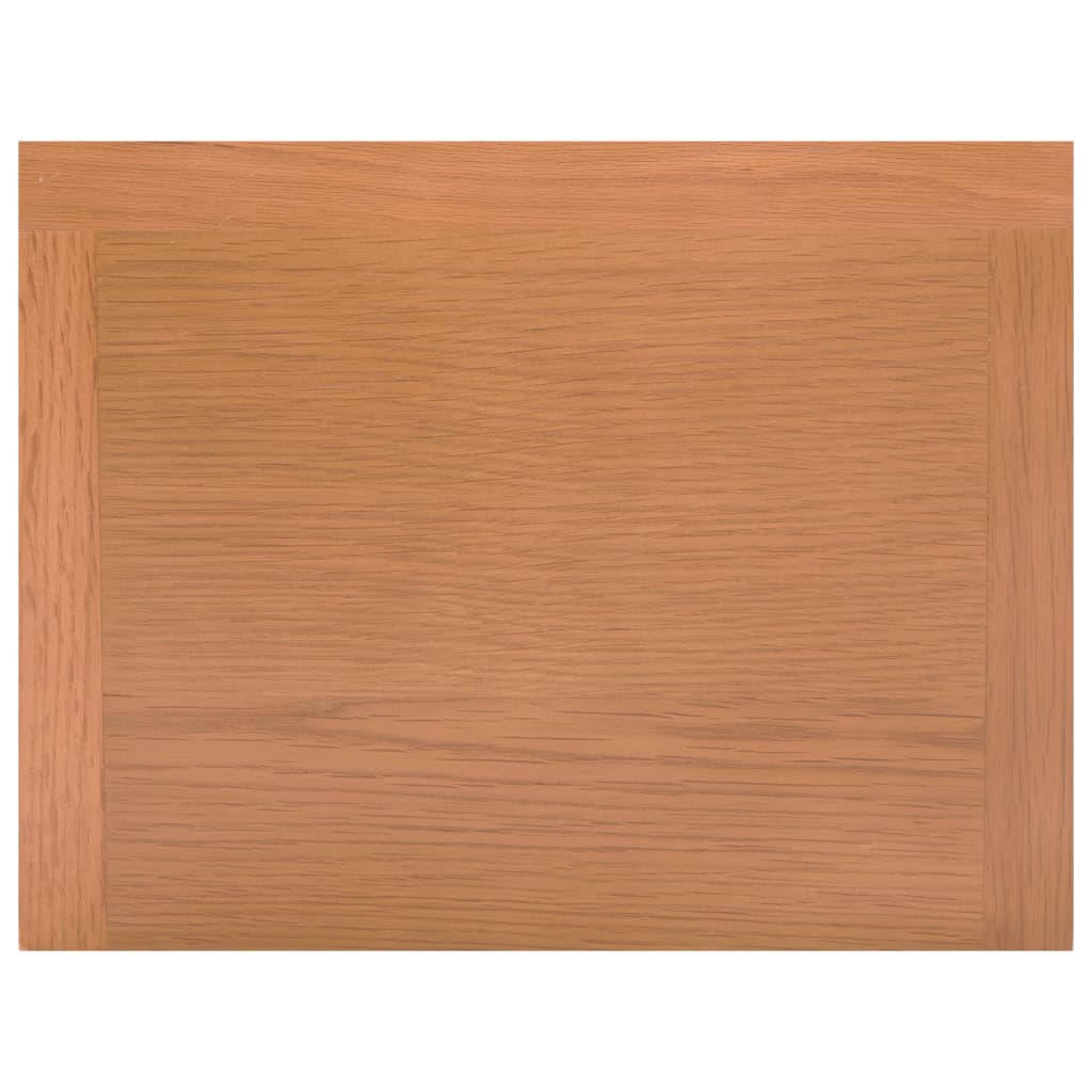 Table à revues avec tiroir 35x27x55 cm Bois de chêne solide - XIOS