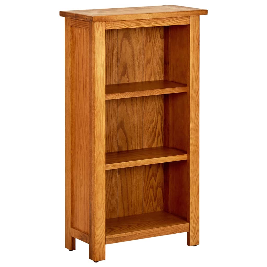 Bibliothèque 45x22,5x82 cm Bois de chêne massif - XIOS