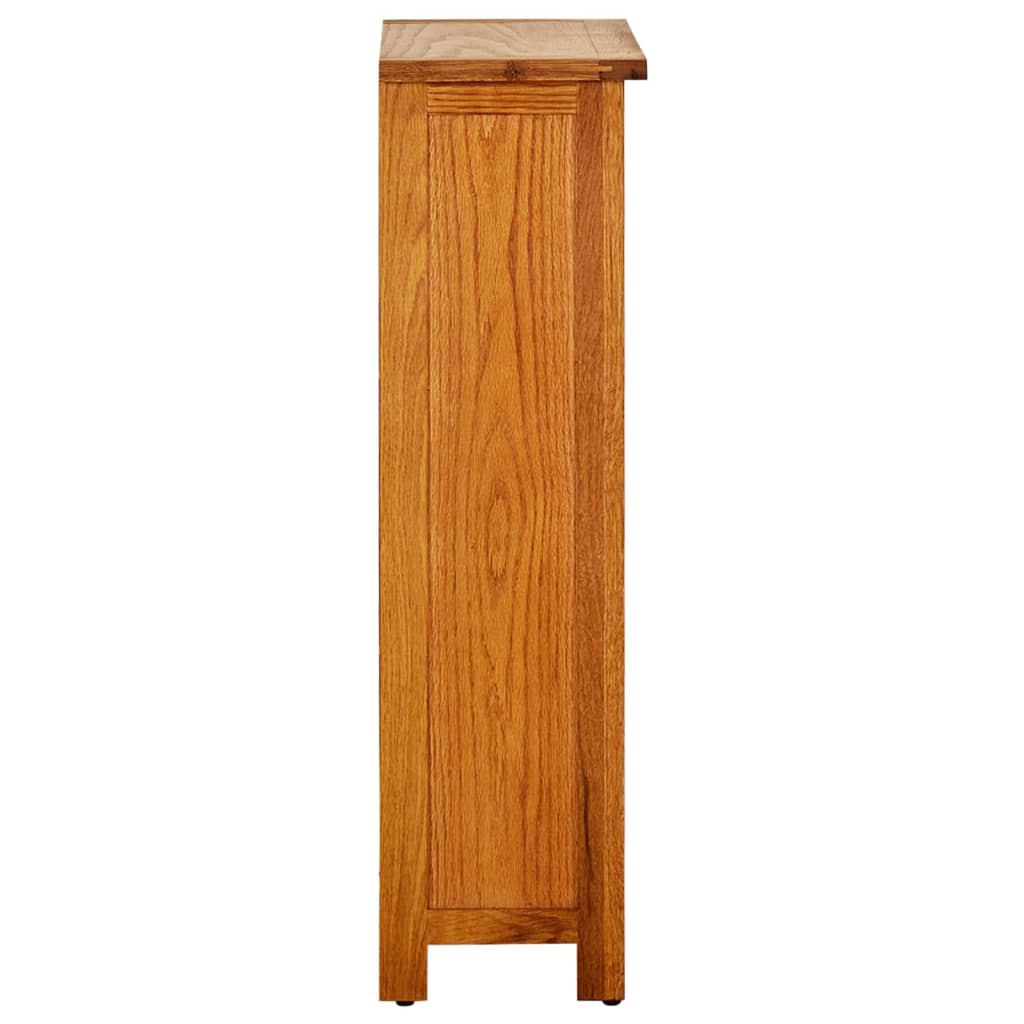 Bibliothèque 45x22,5x82 cm Bois de chêne massif - XIOS