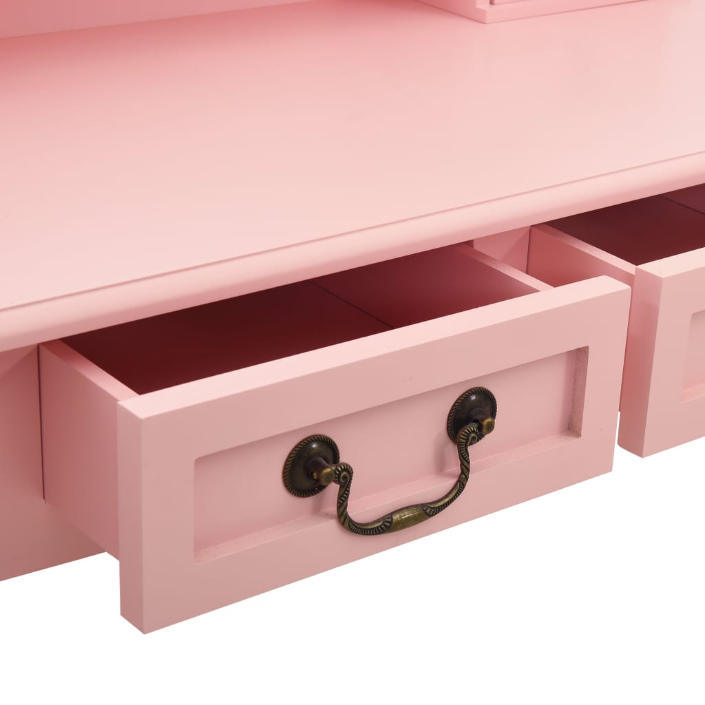 Ensemble de coiffeuse avec tabouret Rose 80x69x141 cm Paulownia - XIOS