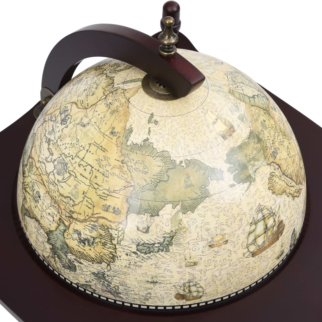 Support de vin autoportant globe Bois d'eucalyptus Vert - XIOS