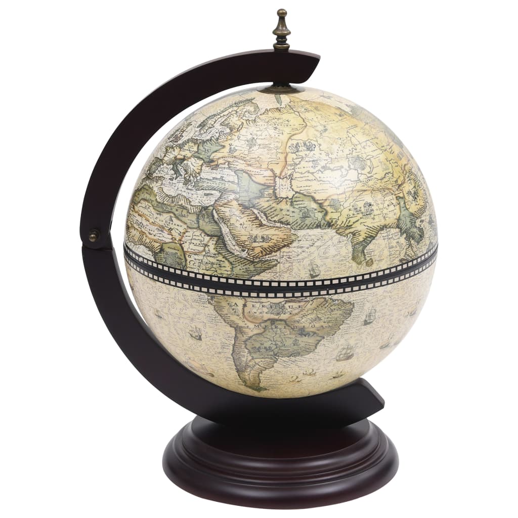 Support de vin globe de dessus de table Bois d'eucalyptus Vert - XIOS