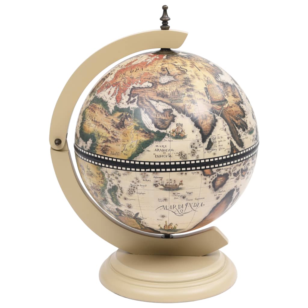 Support de vin globe de dessus de table Bois d'eucalyptus Blanc - XIOS