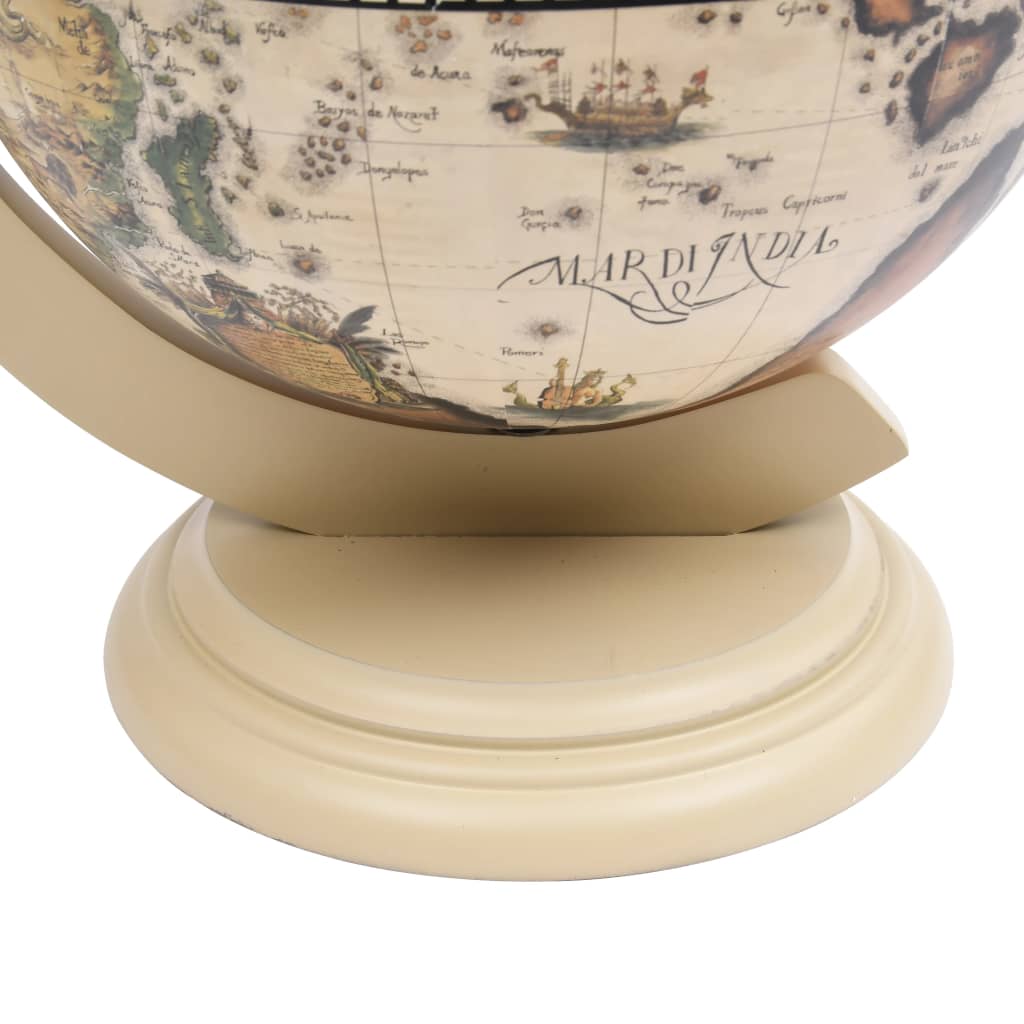 Support de vin globe de dessus de table Bois d'eucalyptus Blanc - XIOS