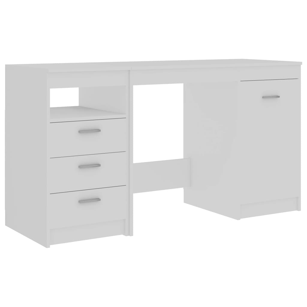Bureau Blanc 140x50x76 cm Bois d’ingénierie - XIOS