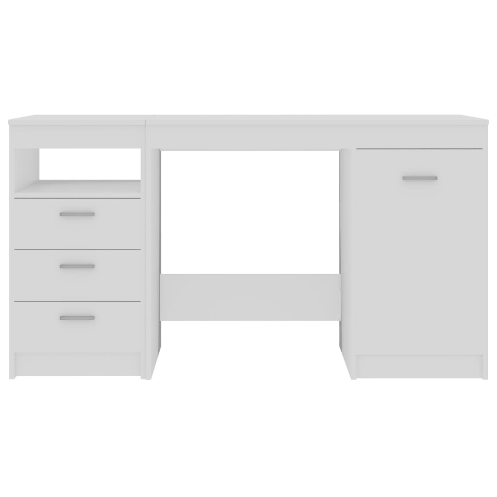 Bureau Blanc 140x50x76 cm Bois d’ingénierie - XIOS
