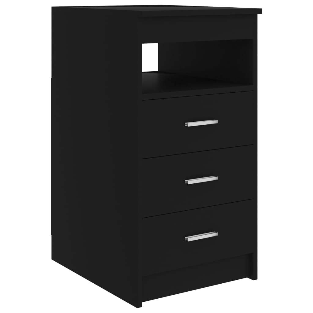 Bureau Noir 140x50x76 cm Bois d’ingénierie - XIOS