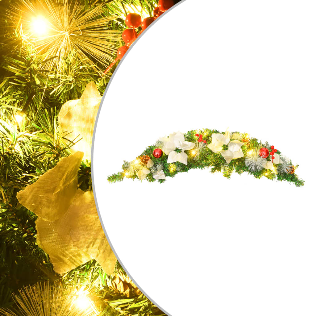 Arche de Noël avec lumières LED Vert 90 cm PVC - XIOS