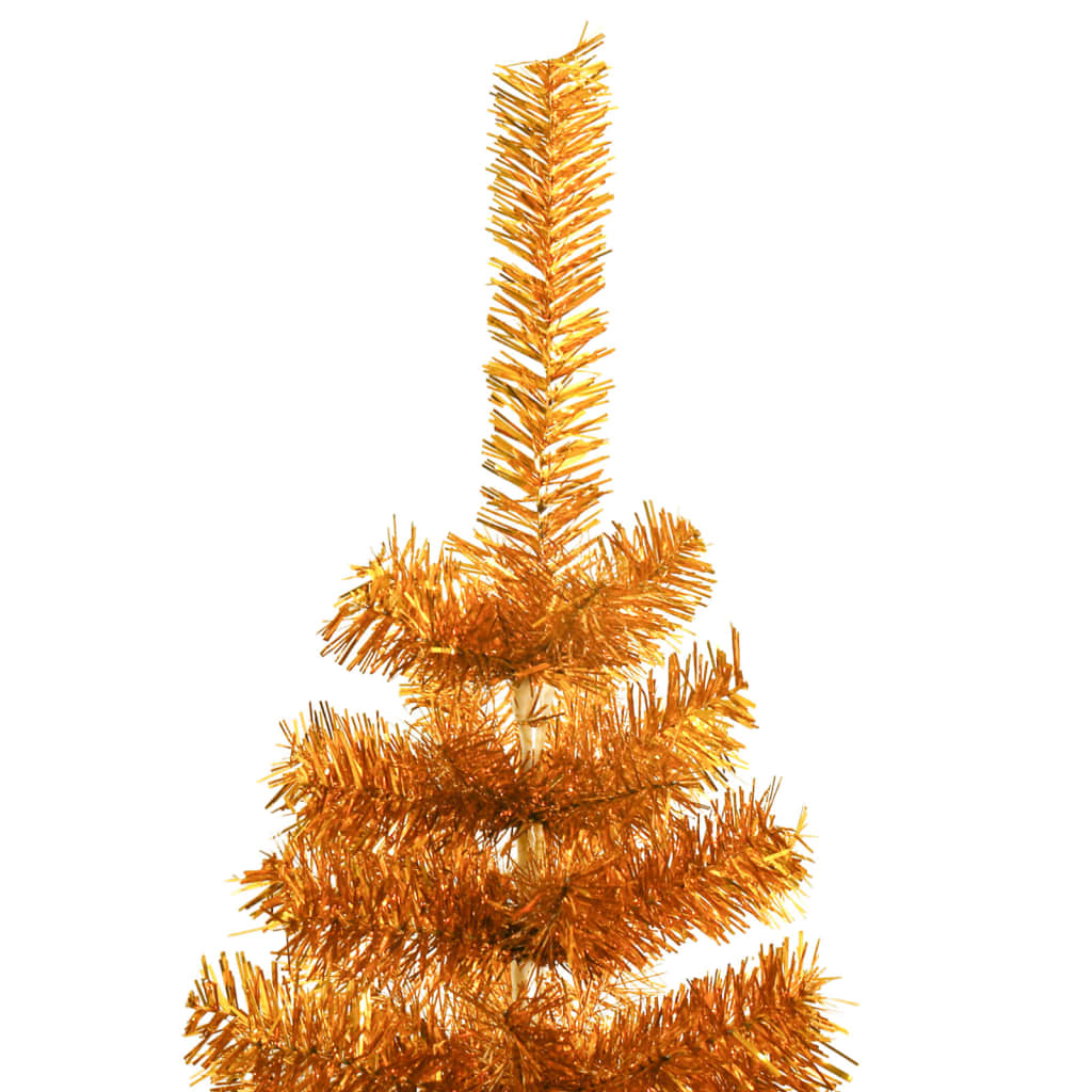 Sapin de Noël artificiel avec support Doré 150 cm PET - XIOS