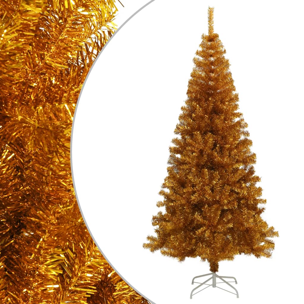 Sapin de Noël artificiel avec support Doré 210 cm PET - XIOS