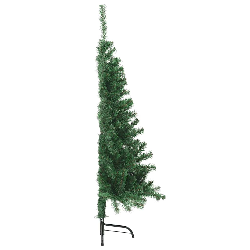 Sapin de Noël artificiel moitié avec support vert 150 cm PVC - XIOS