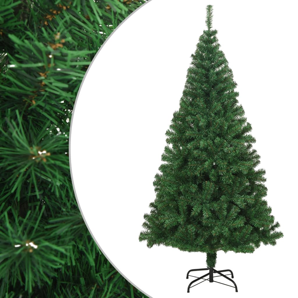 Arbre de Noël artificiel avec branches épaisses vert 180 cm PVC - XIOS